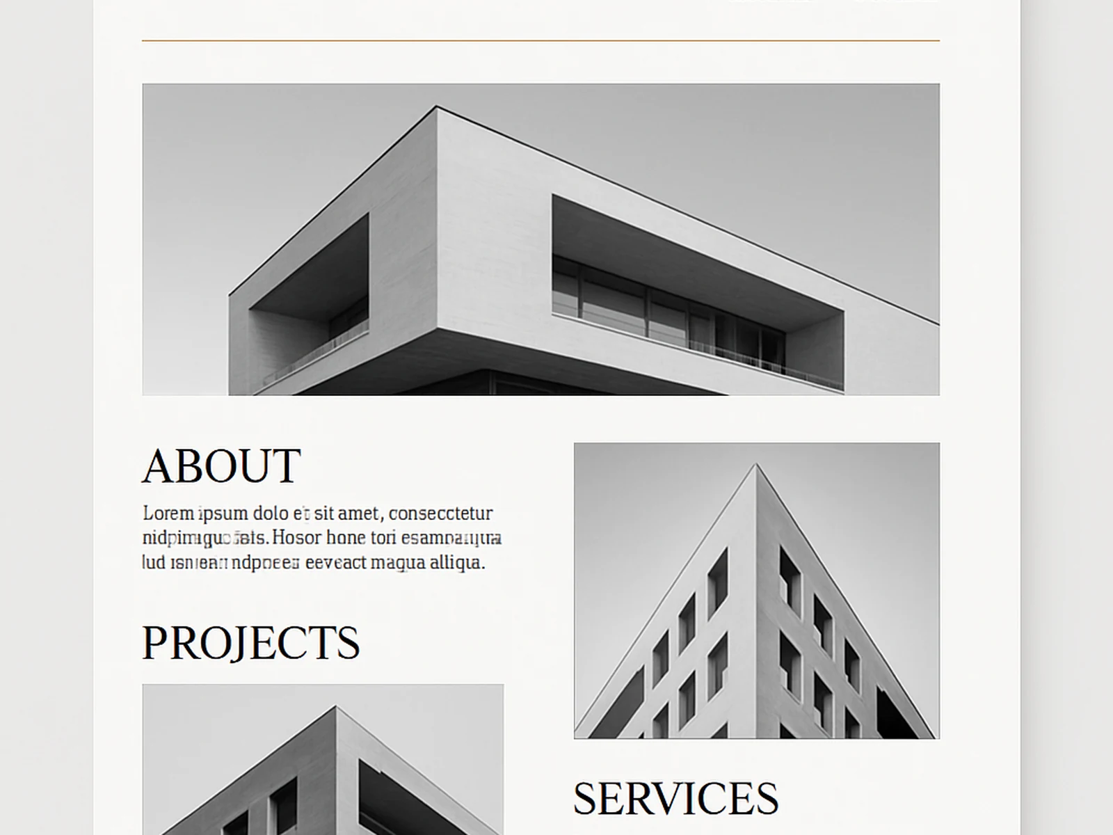Architecture firm identity system